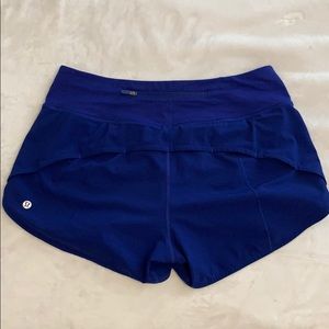 Lululemon Speed Up Short 4” - Blue
